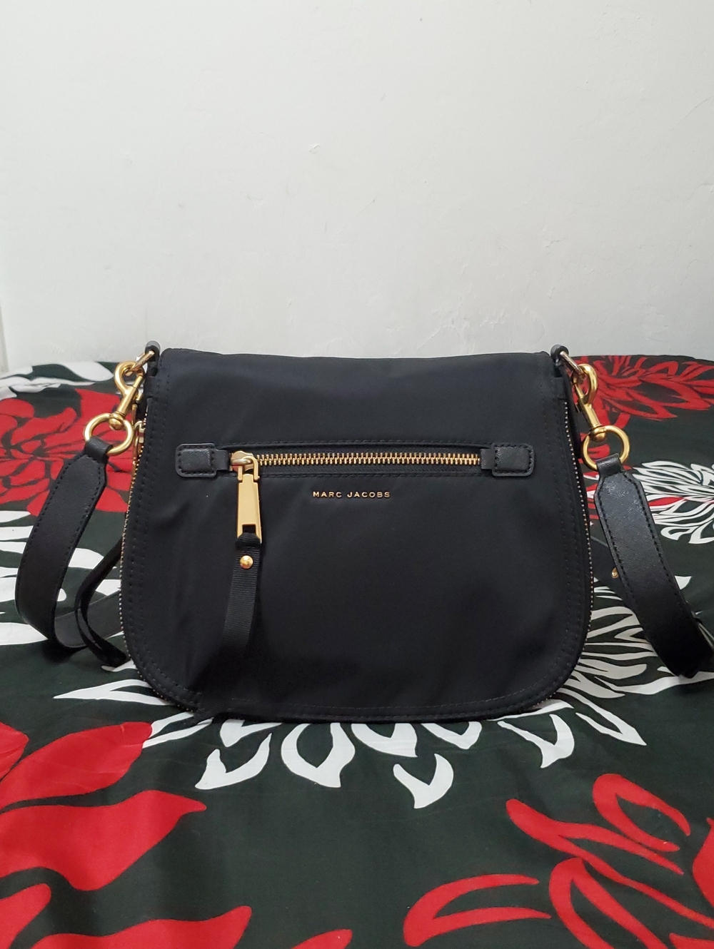 Marc Jacobs Black Nylon Trooper Nomad Crossbody Bag